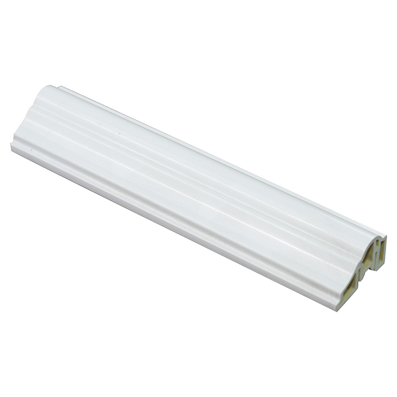 قاعدة من خشب WPC بقطر 36 مم، بنمط خشبي، مع قاعدة من مركب PVC