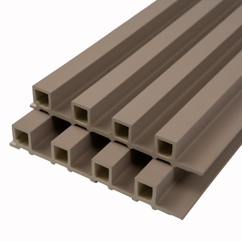 ASA PVC 170 مم عرض 14 مم سميكة طول مخصص لوحة الحائط المضلعة لتايلاند